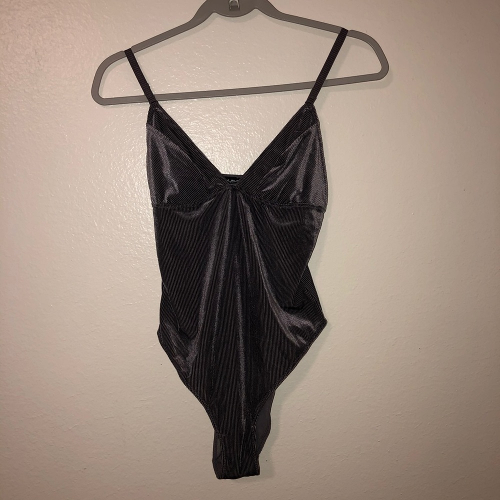 NWT Urban Outfitters Velvet Bodysuit